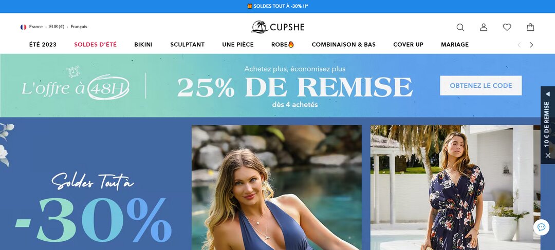 Cupshe : notre avis sur la boutique de maillots de bain et mode en ligne