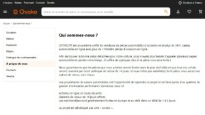 a propos site ovoko