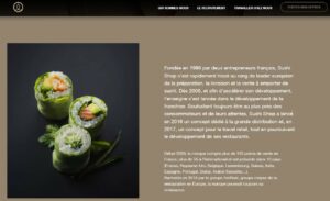 a propos sushi shop