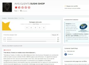avis cust place sushi shop
