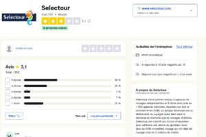 avis trust pilot selectour
