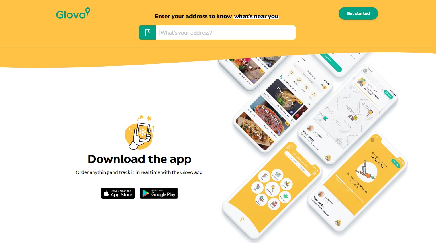 glovo acceuil