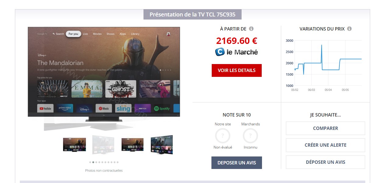 TCL TV 75C935