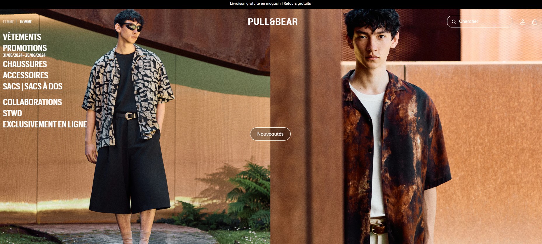 interface site pull and bear