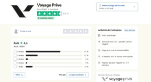 trustpilot avis voyage prive